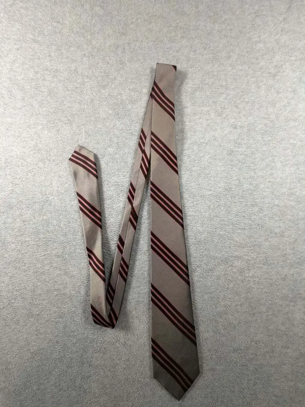 Dudley Hillsdale Hand Made by Talbott All Silk Striped Necktie
